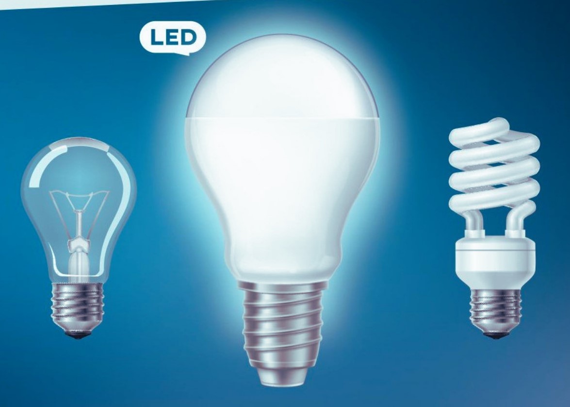 Соответствие мощностей светодиодных, энергосберегающих и ламп накаливания